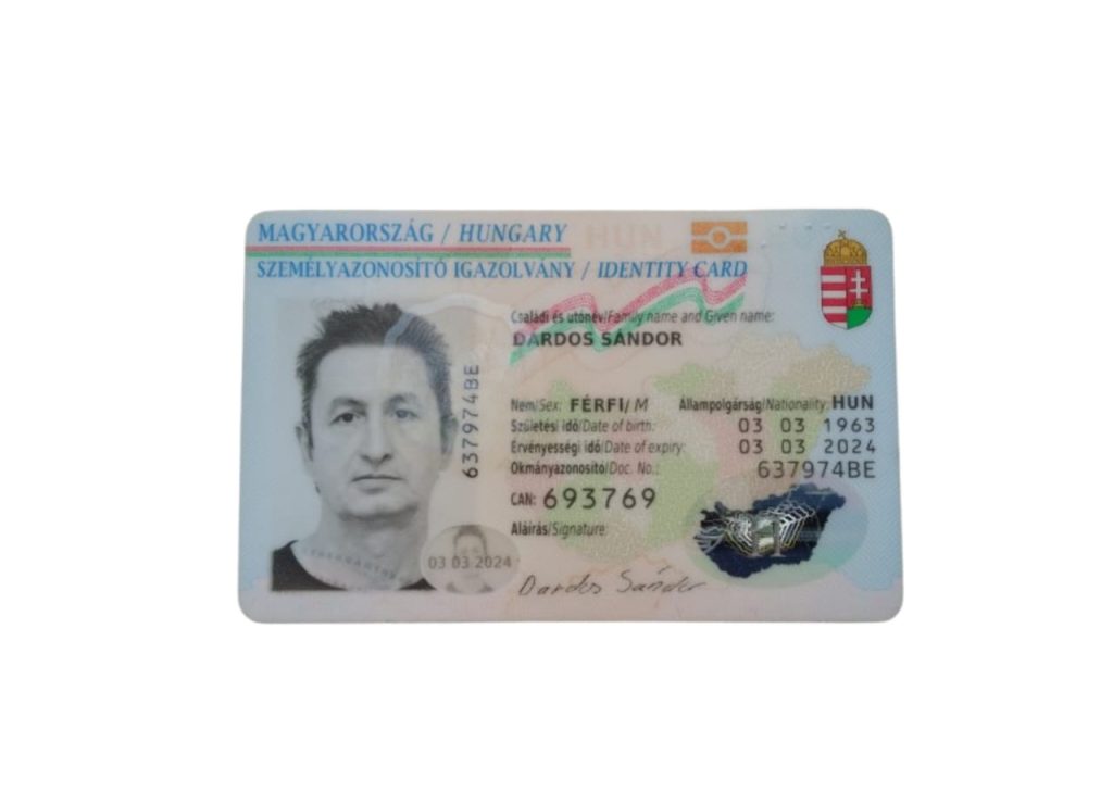 hamis személyi igazolvány vásárlás