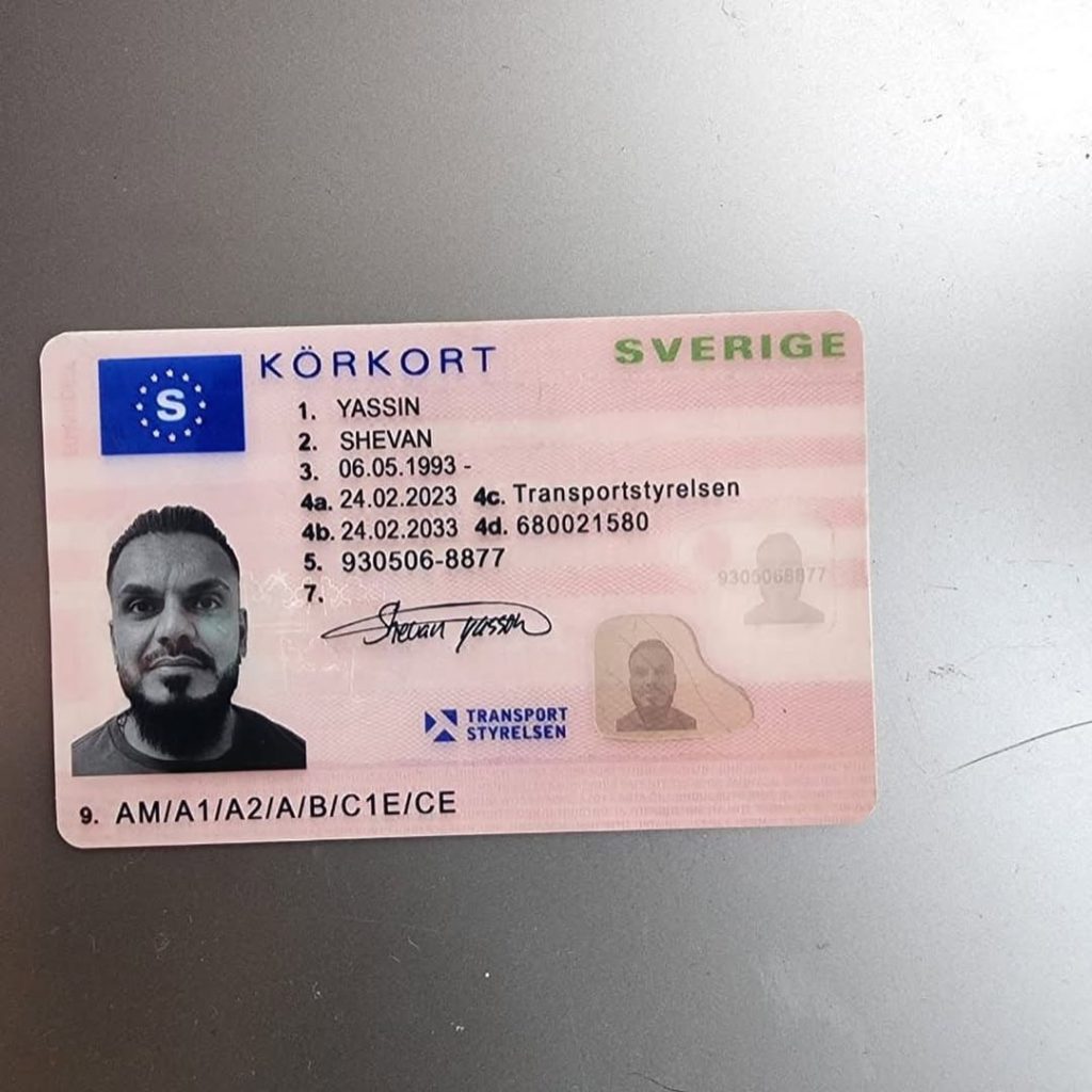 falska svenska körkort