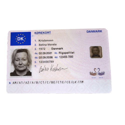falsk kørekort